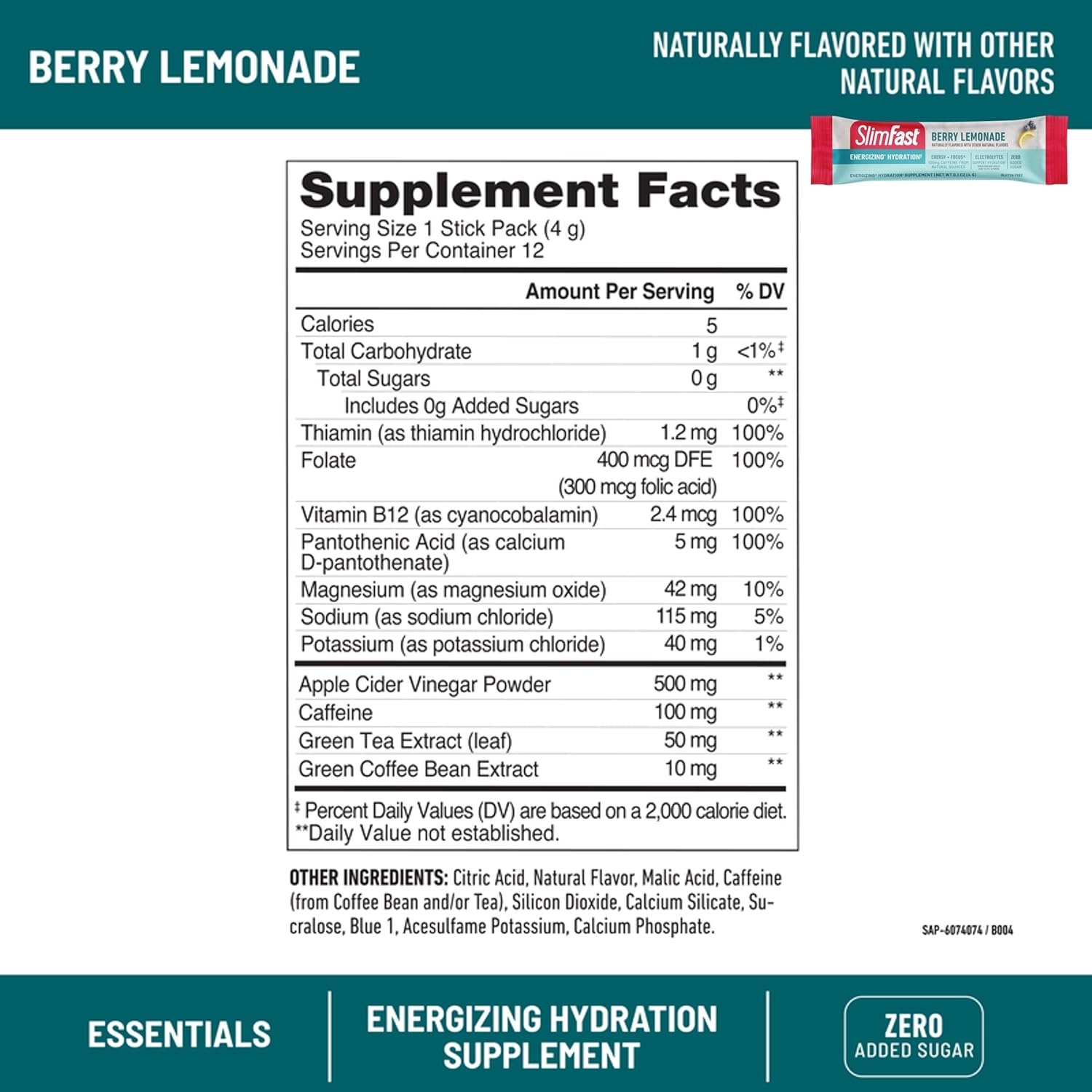 image:imageSlimFast High Protein Smoothie Mix Plus Fruit Powder High Protein Meal Replacement Powder Fiber Vitamin C 21 Servings 129 Pounds Triple Berry Vanilla Packaging May VaryTriple Berry Vanilla
