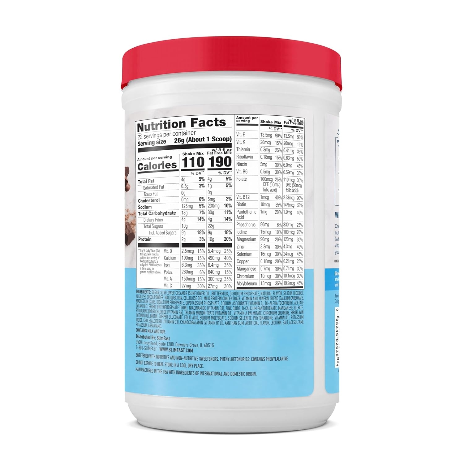 image:imageSlimFast Meal Replacement Powder Original Strawberries amp Cream Weight Loss Shake Mix 10g of Protein 14 Servings Pack of 3 Packaging May VaryRich Chocolate Royale