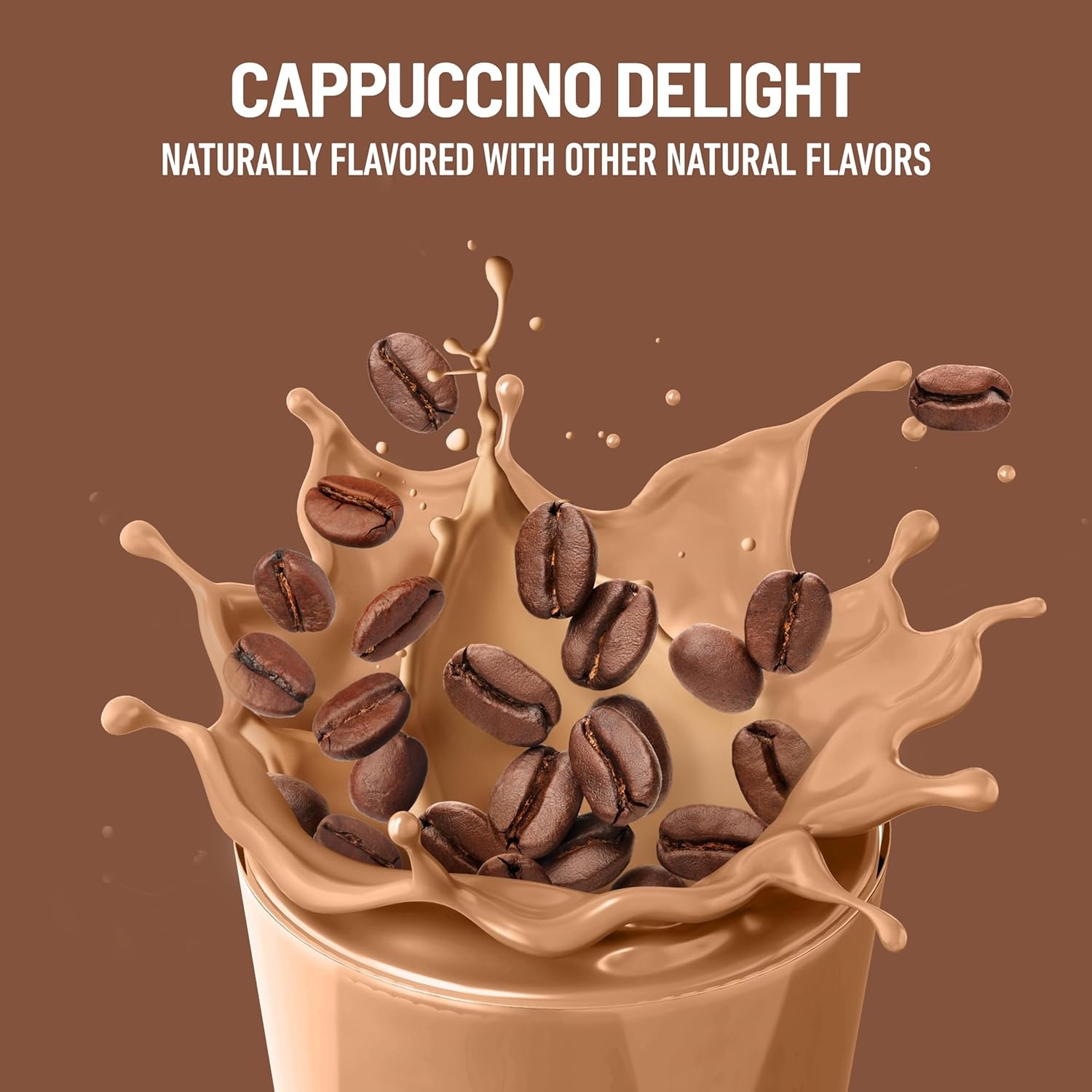 image:imageSlimFast Meal Replacement Shake Original Creamy Milk Chocolate No Added Sugar Meal Replacement Shakes 10g Ready to Drink Protein 5g Fiber 25 Vitamins and Minerals 11 Fl Oz 12 CountCappuccino Delight