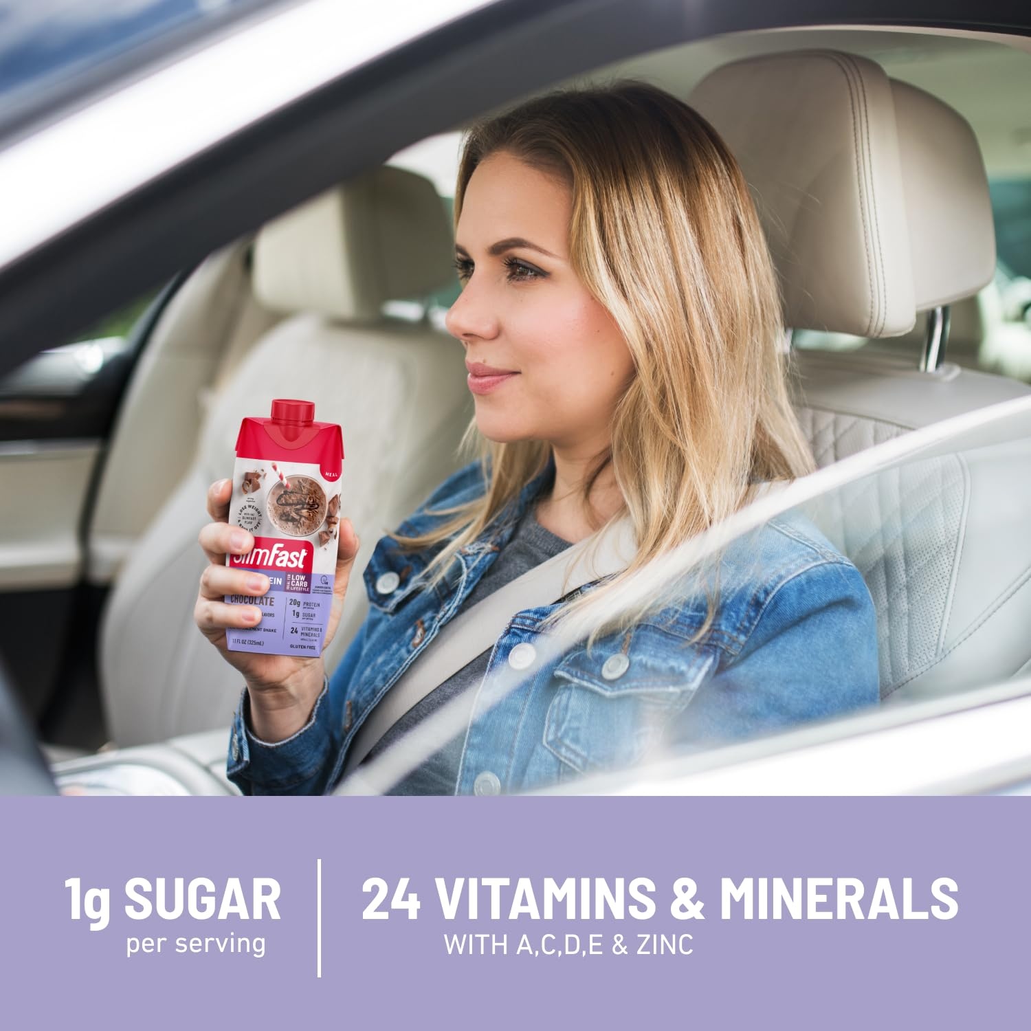 image:imageSlimFast Protein Shake Strawberry 20g Protein Meal Replacement Shake Ready to Drink High Protein with Low Carb and Low Sugar 24 Vitamins and Minerals 12 Count Pack of 1 Packaging May Vary11 Fl Oz Pack of 24